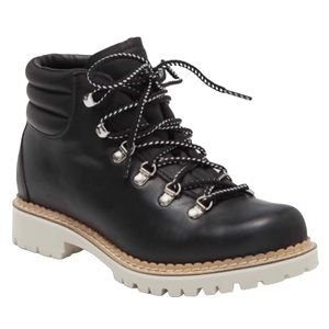 La Montelliana Boots Women’s Size 11 1965 Margherita Black Leather Ankle Hiker